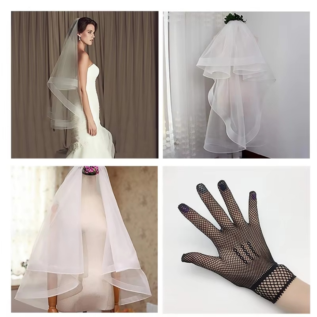 شريط شبكي من شعر الخيل المطاطي - مراجعة Wedding Dress Supply وسعره