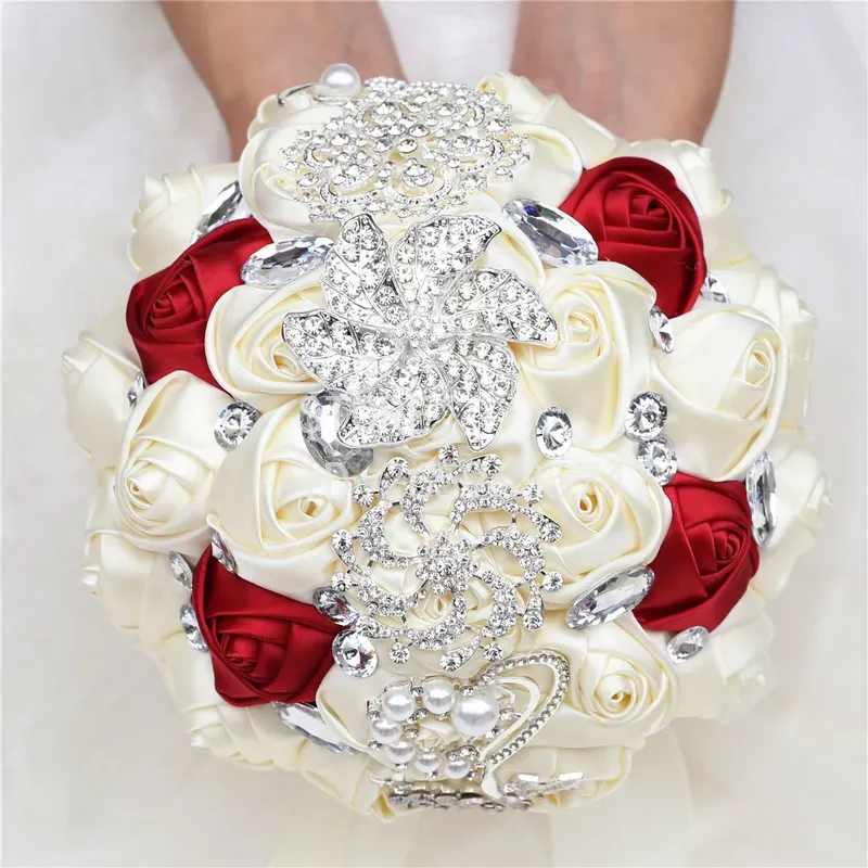 باقة عروس مزينة بأحجار الراين  - مراجعة Wedding Supply Factory وسعره