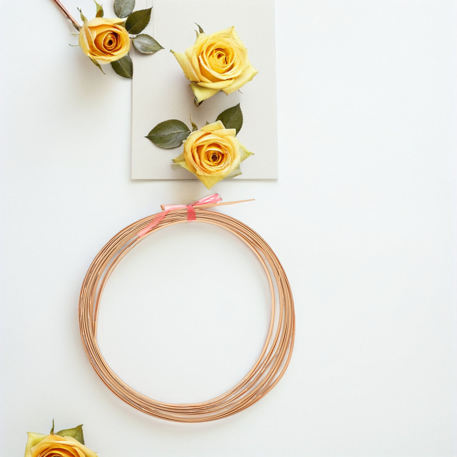 قطعتان من مواد نسج الخيزران ال - مراجعة Wedding Floral Supply وسعره