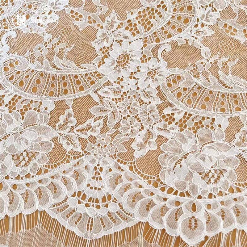 3 أمتار/قطعة، قماش دانتيل مطرز - مراجعة Wedding Dress Supply وسعره