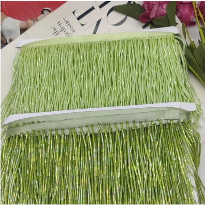شريط زخرفي من الخرز الفضي والأ - مراجعة Wedding Dress Supply وسعره