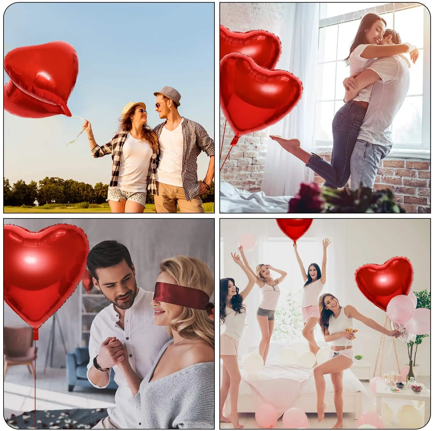 1/2 قطعة، بالون على شكل قلب، ط - مراجعة Wedding Qq وسعره